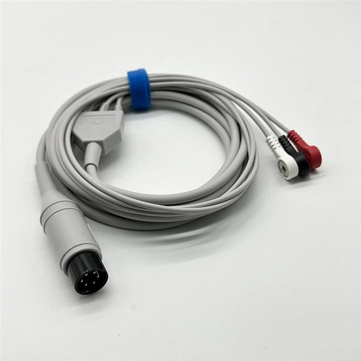 Original Mindray 6pin 3-lead ECG Patient Cable EA6131B