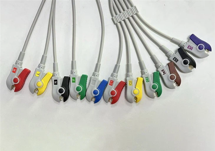 Micromed EKG Cable 11-Lead Clip IEC