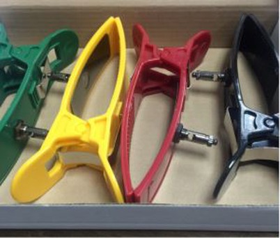 Suaugusiųjų / pediatrinių daugiafunkcinių galūnių gnybtų EKG elektrodai (DIN3.0 ir 4mm) pagal AGCL / nikelį