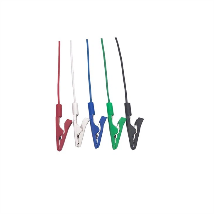 Colorful Cable ECG Clips