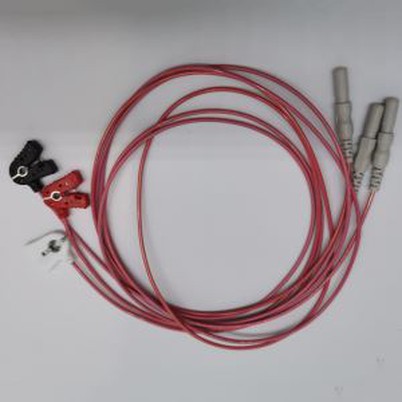 Naujagimio medicinos EKG kabelis Leadwire Žiupsnelis